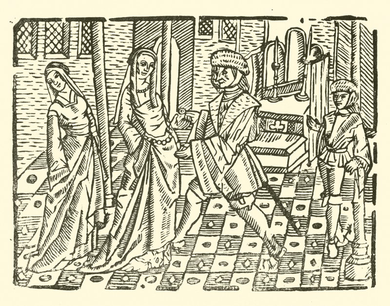 Illustration für The Roxburghe Ballads von (after) English School