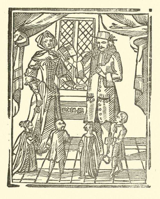 Illustration für The Roxburghe Ballads von (after) English School