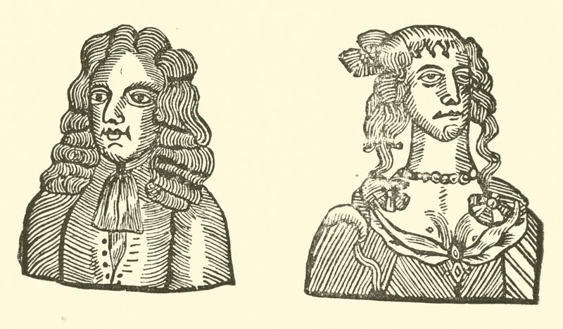 Illustration für The Roxburghe Ballads (Holzschnitt) von (after) English School