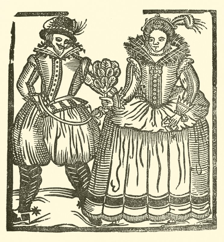 Illustration für The Roxburghe Ballads von (after) English School