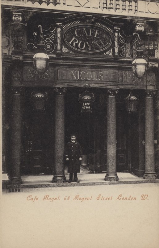 Cafe Royal, 68, Regent Street, London, West von (after) English photographer