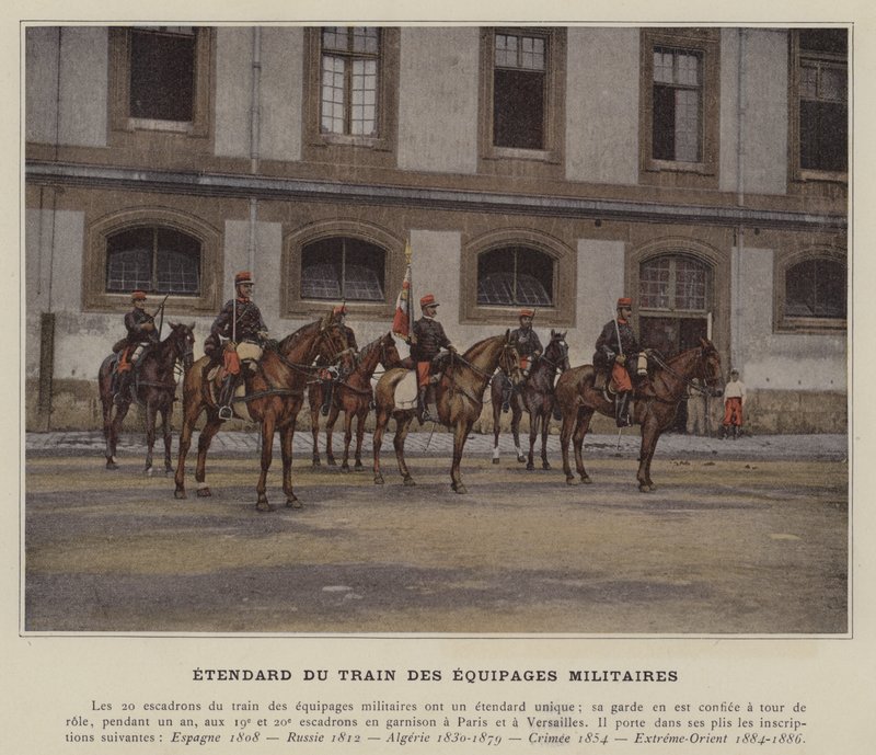 Standarte des Militärtransportkorps von (after) French Photographer