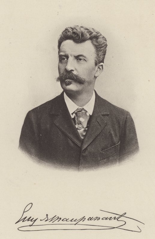 Guy de Maupassant, französischer Kurzgeschichtenautor und Romanautor von (after) French Photographer