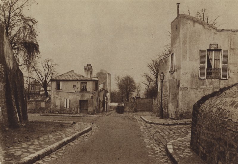 Die Rue Cortot und die Rue de l