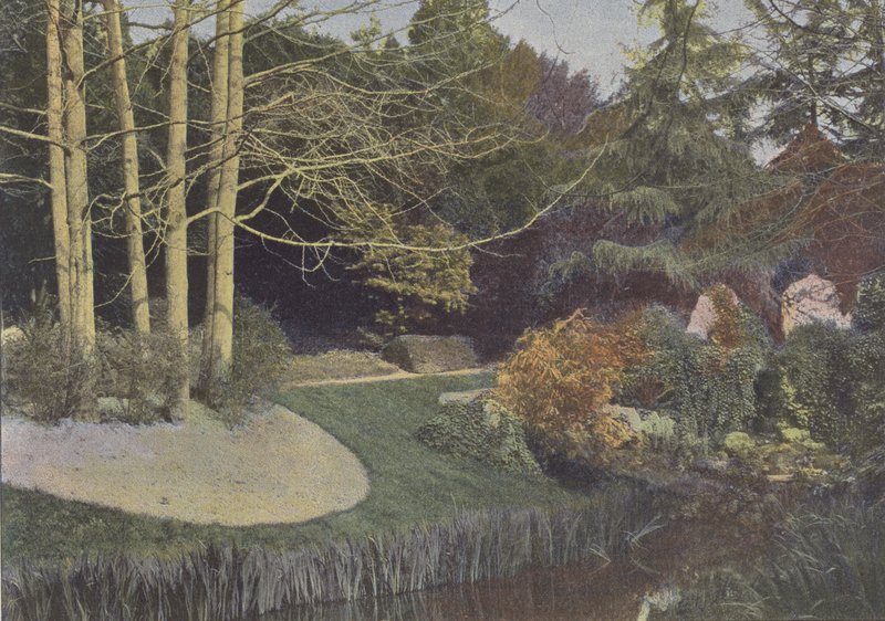 Nantes, Der Jardin des Plantes (Farbfoto) von (after) French Photographer