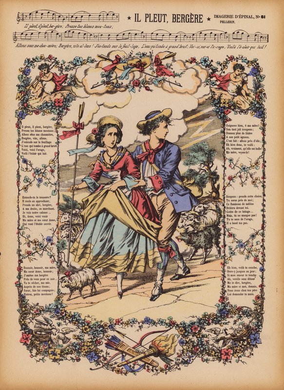 Il Pleut, Bergere von (after) French School