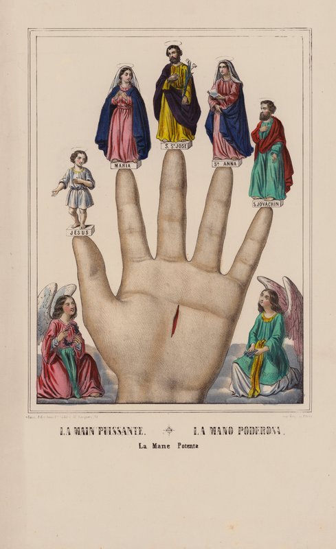 La Main Puissante, La Mano Poderosa, La Mane Potenta von (after) French School