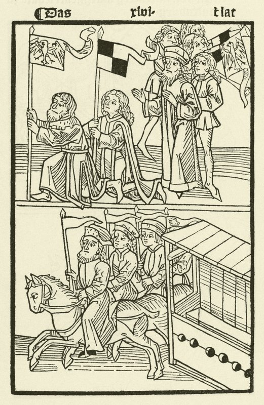 Investitur von Friedrich I. aus dem Haus Hohenzollern als Markgraf von Brandenburg von (after) German School