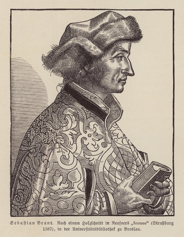 Sebastian Brant, deutscher Renaissance-Humanist und Satiriker von (after) German School
