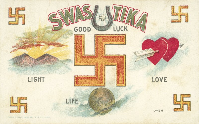 Swastika, Glückssymbol von American School