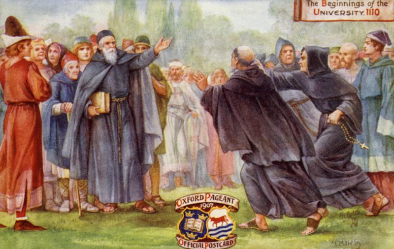 Anfänge der Universität Oxford, 1110, Oxford Pageant, 1907 von English School