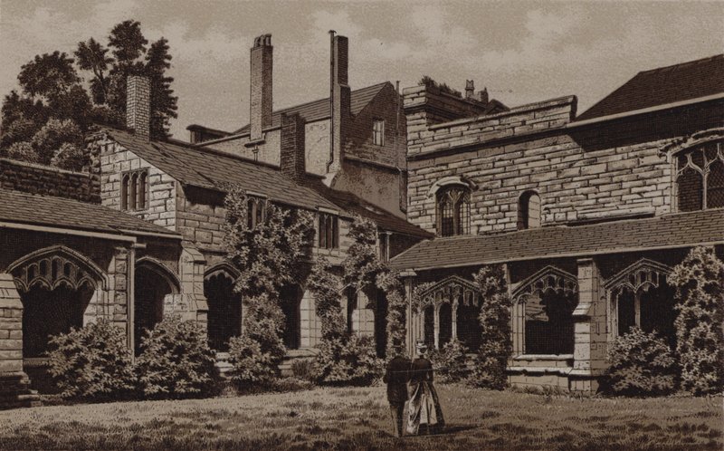 Chester Kathedrale, die Kreuzgänge von English School