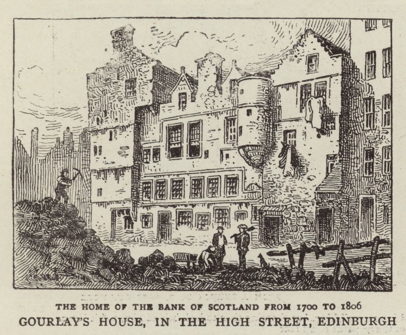 Gourlays Haus, in der High Street, Edinburgh von English School