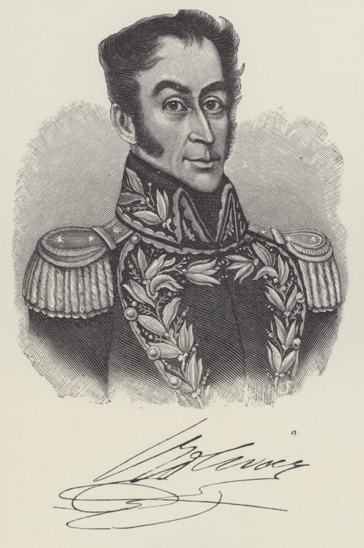 Simon Bolivar, venezolanischer Militär- und Politikanführer von English School