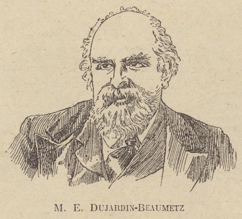 Etienne Dujardin-Beaumetz, französischer Künstler und Politiker von French School