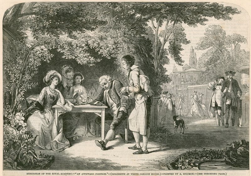 Goldschmied im White Conduit House, Islington, London von Abraham Solomon