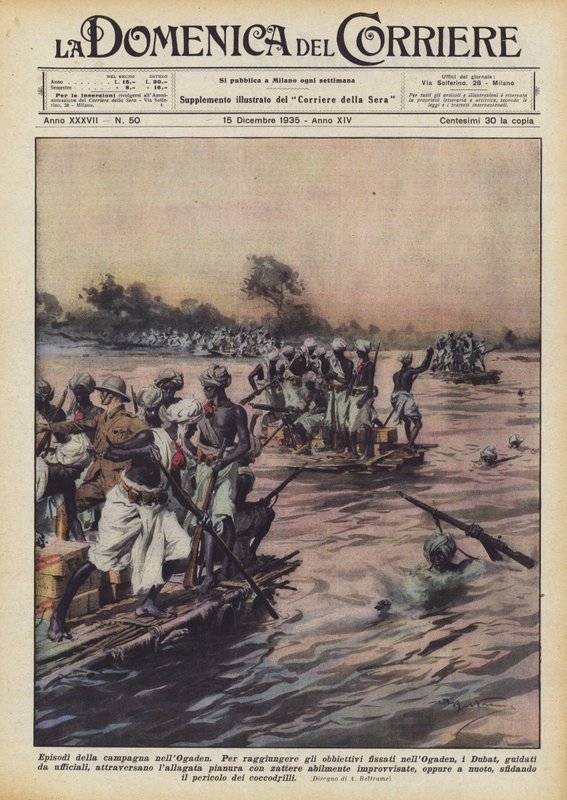 Episoden der Kampagne in Ogaden von Achille Beltrame