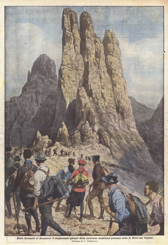 Von den Dolomiten zum Brenner von Achille Beltrame