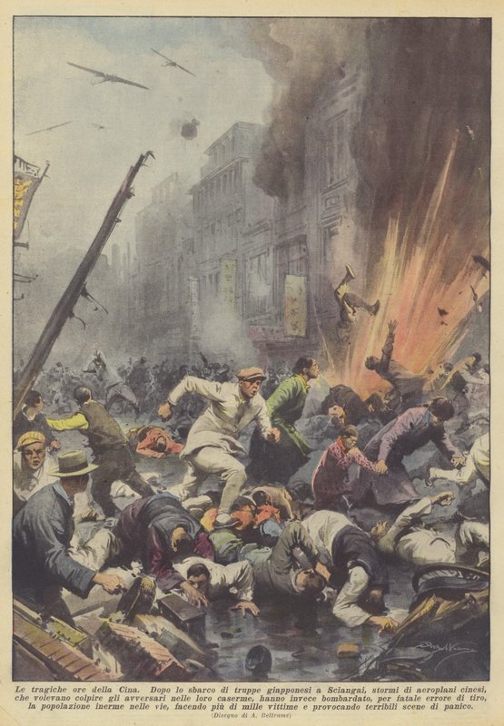 Die tragischen Stunden Chinas von Achille Beltrame