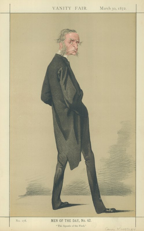 Der ehrwürdige Kanoniker Charles Kingsley von Adriano Cecioni
