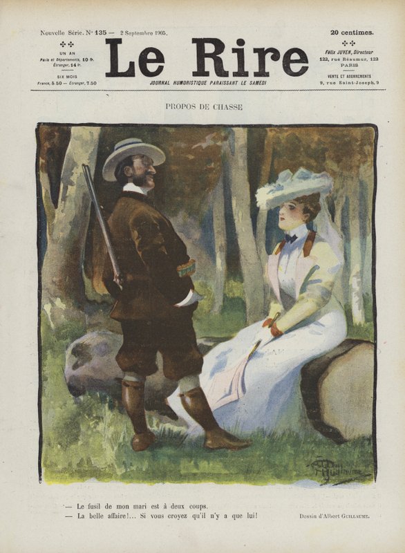 Illustration für Le Rire von Albert Guillaume