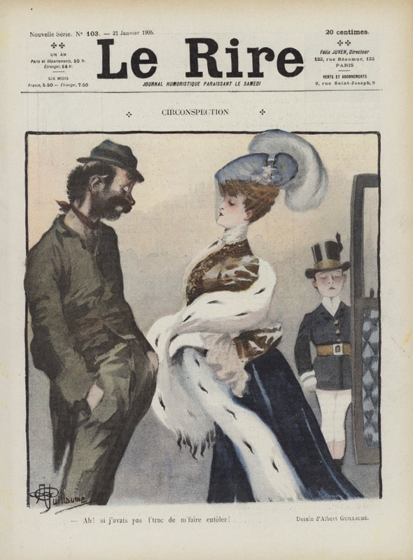 Illustration für Le Rire von Albert Guillaume
