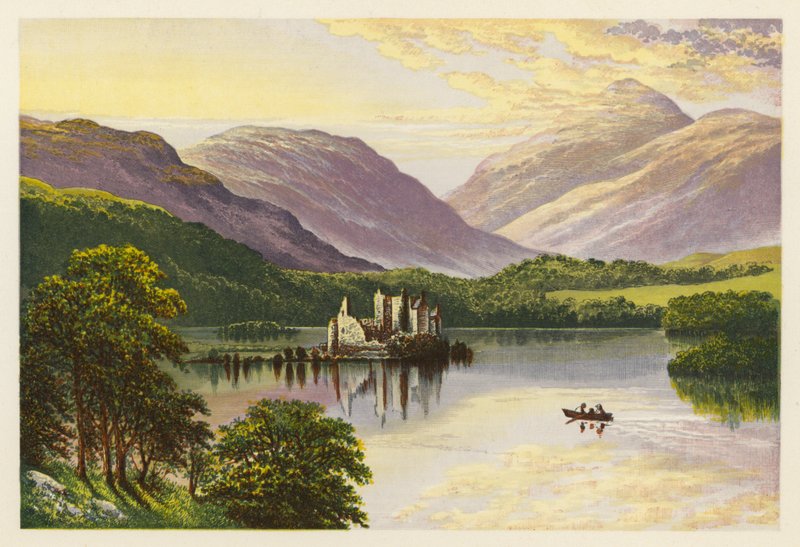 Schottische Loch-Landschaft: Loch Awe von Alexander Francis (after) Lydon