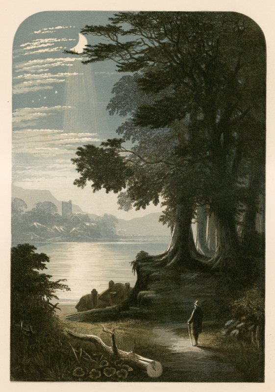 Illustration zu Miltons Il Penseroso von Alexander Francis Lydon