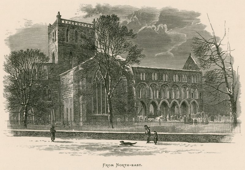 Jedburgh Abbey, von Nordosten von Alexander Francis Lydon