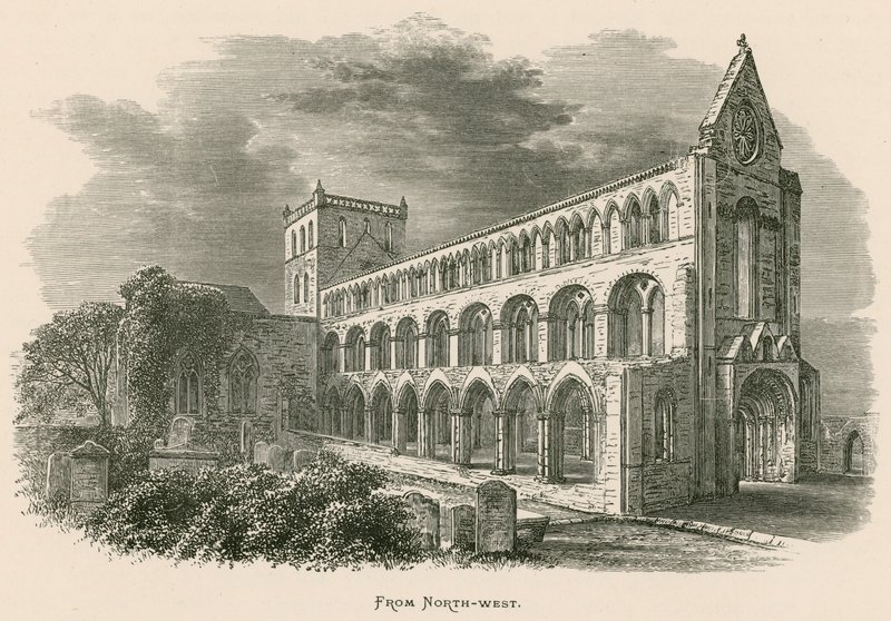 Jedburgh Abbey, von Nordwesten von Alexander Francis Lydon
