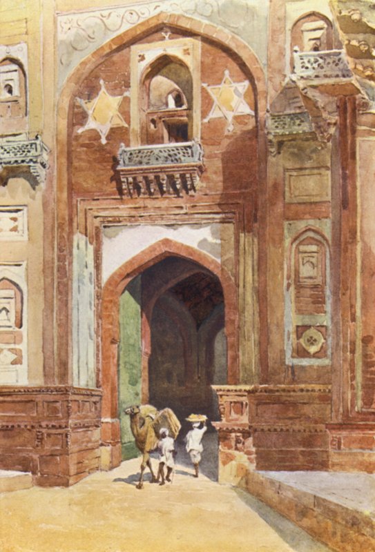 Agra Fort, innerhalb des Delhi Tors von Alexander Henry Hallam Murray