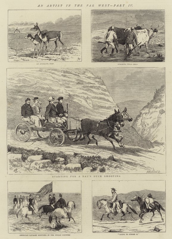 Ein Künstler im Fernen Westen, Teil IV von Alfred Chantrey Corbould