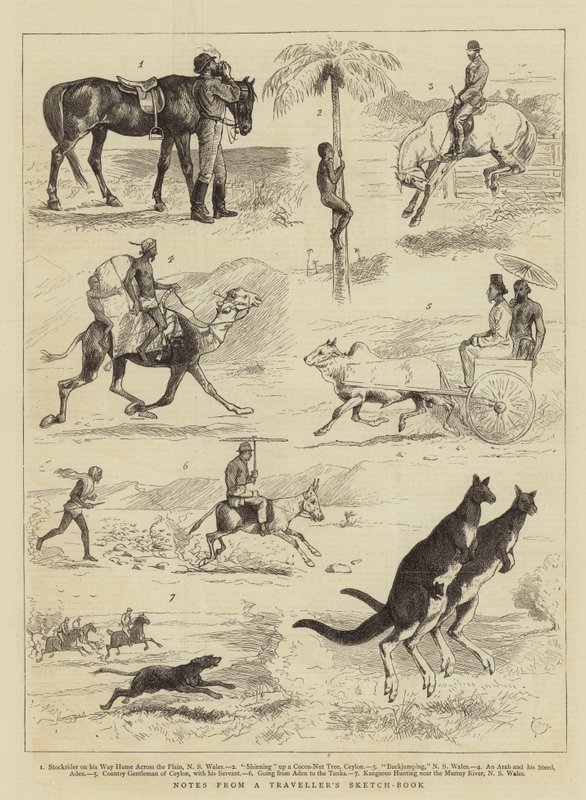 Notizen aus dem Skizzenbuch eines Reisenden von Alfred Chantrey Corbould