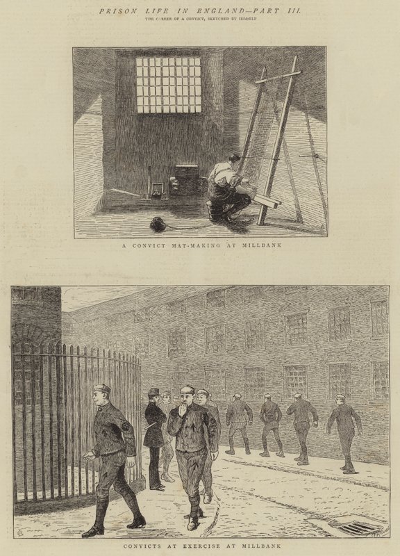 Gefängnisleben in England, Teil III von Alfred Chantrey Corbould