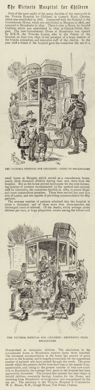 Das Victoria-Kinderkrankenhaus von Alfred Chantrey Corbould