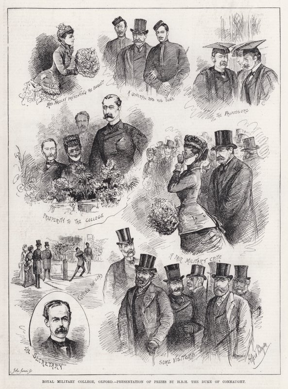 Royal Military College, Oxford, Preisverleihung durch HRH den Herzog von Connaught von Alfred Gish Bryan