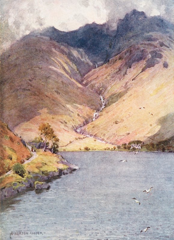 Lake District: Wastwater und Scawfell von Alfred Heaton Cooper