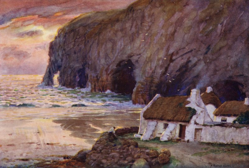 Die Meeresgrotten von Ballybunnion, County Kerry von Alfred Heaton Cooper