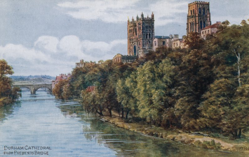 Durham-Kathedrale, von der Prebends-Brücke von Alfred Robert Quinton