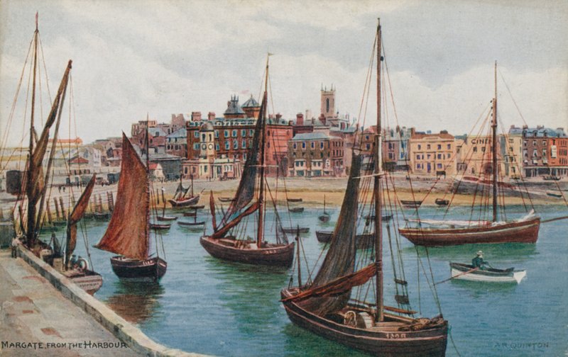 Margate, vom Hafen aus von Alfred Robert Quinton