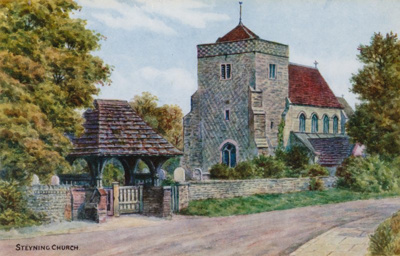 Steyning Kirche von Alfred Robert Quinton