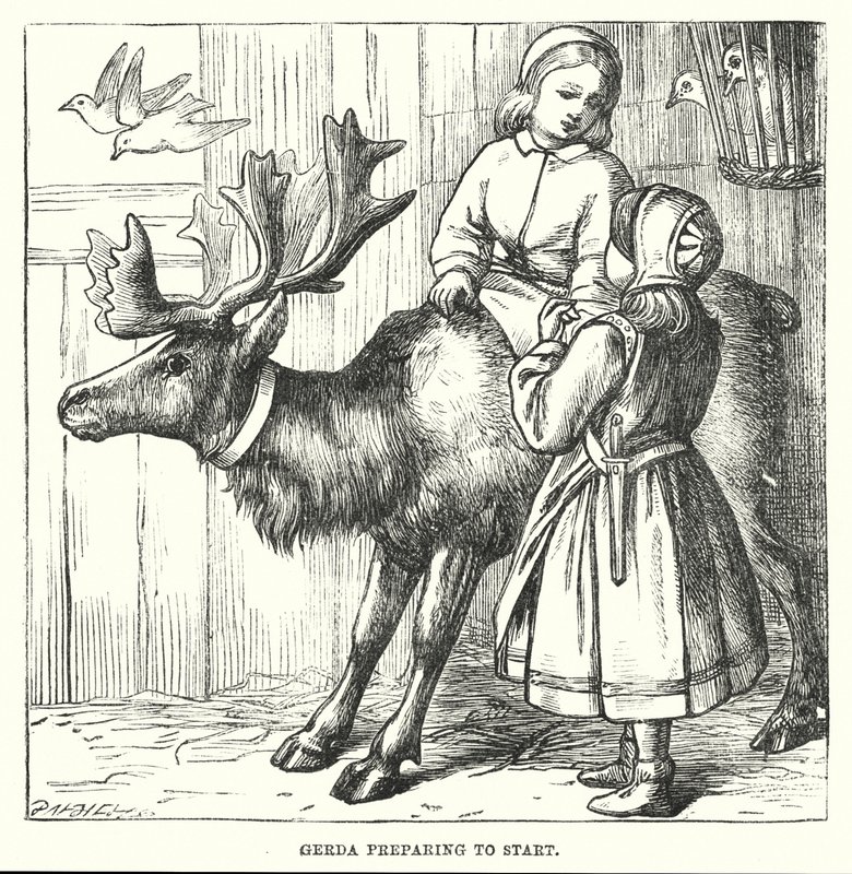 Hans Christian Andersen: Die Schneekönigin von Alfred Walter (after) Bayes