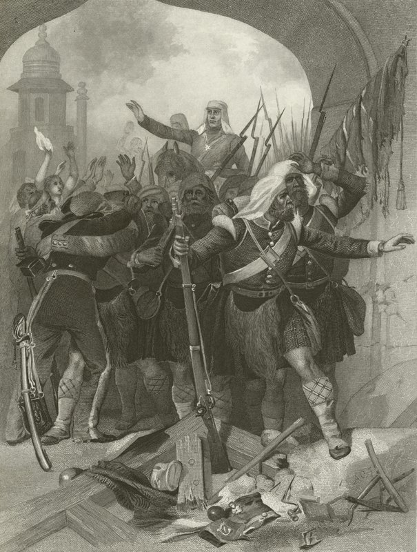 Befreiung von Lucknow durch Sir Henry Havelock, 1857 von Alonzo Chappel
