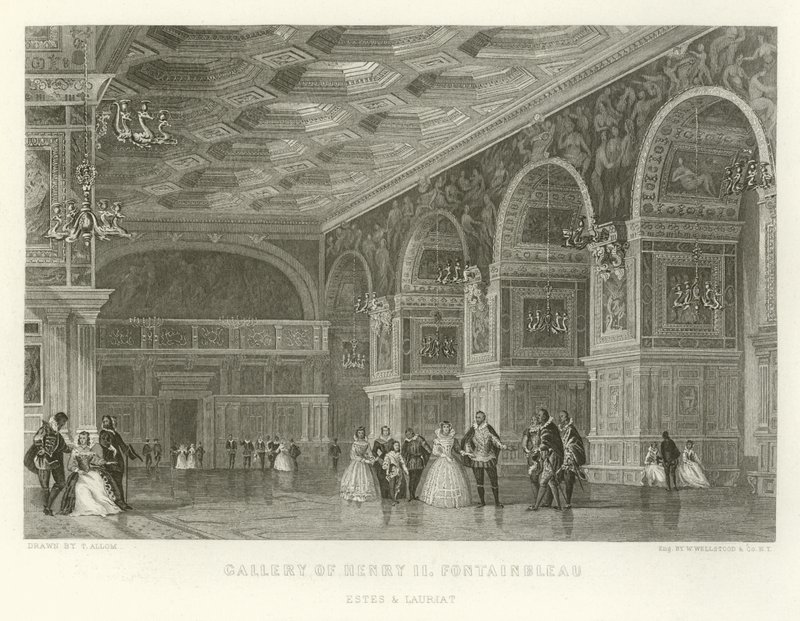 Galerie von Heinrich II., Fontainebleau von Alphonse Marie de Neuville