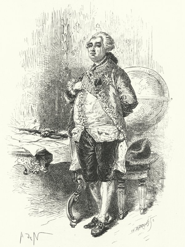 König Ludwig XVI. von Frankreich von Alphonse Marie de after Neuville