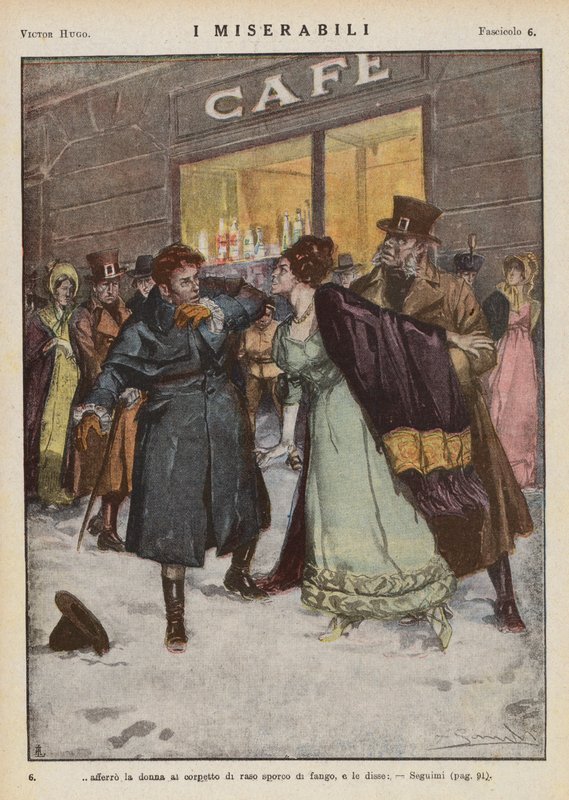 Illustration für Les Miserables von Victor Hugo von Ambrogio Lombardi