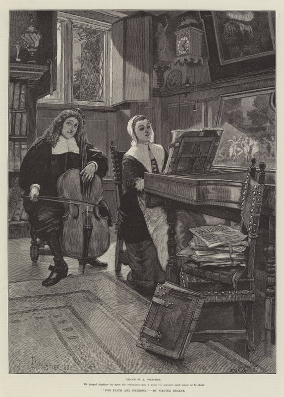Für Glauben und Freiheit, von Walter Besant von Amedee Forestier