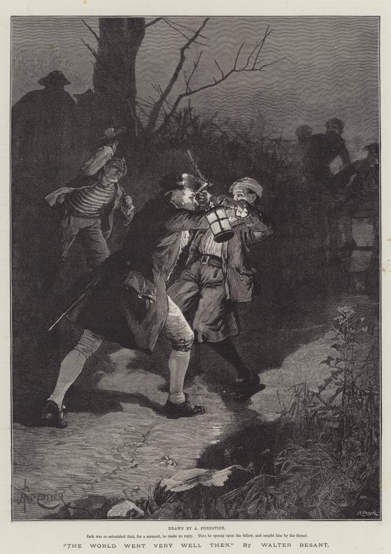 Die Welt ging damals sehr gut, von Walter Besant von Amedee Forestier