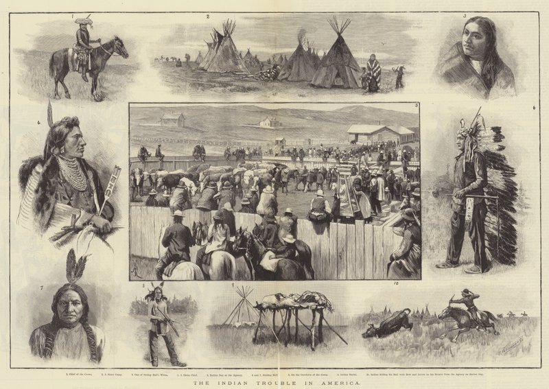 Der Indianeraufstand in Amerika von Amedee Forestier