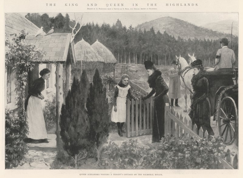 Der König und die Königin in den Highlands von Amedee Forestier